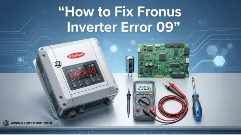 Troubleshooting Fronus inverter error 09 bus soft start failed